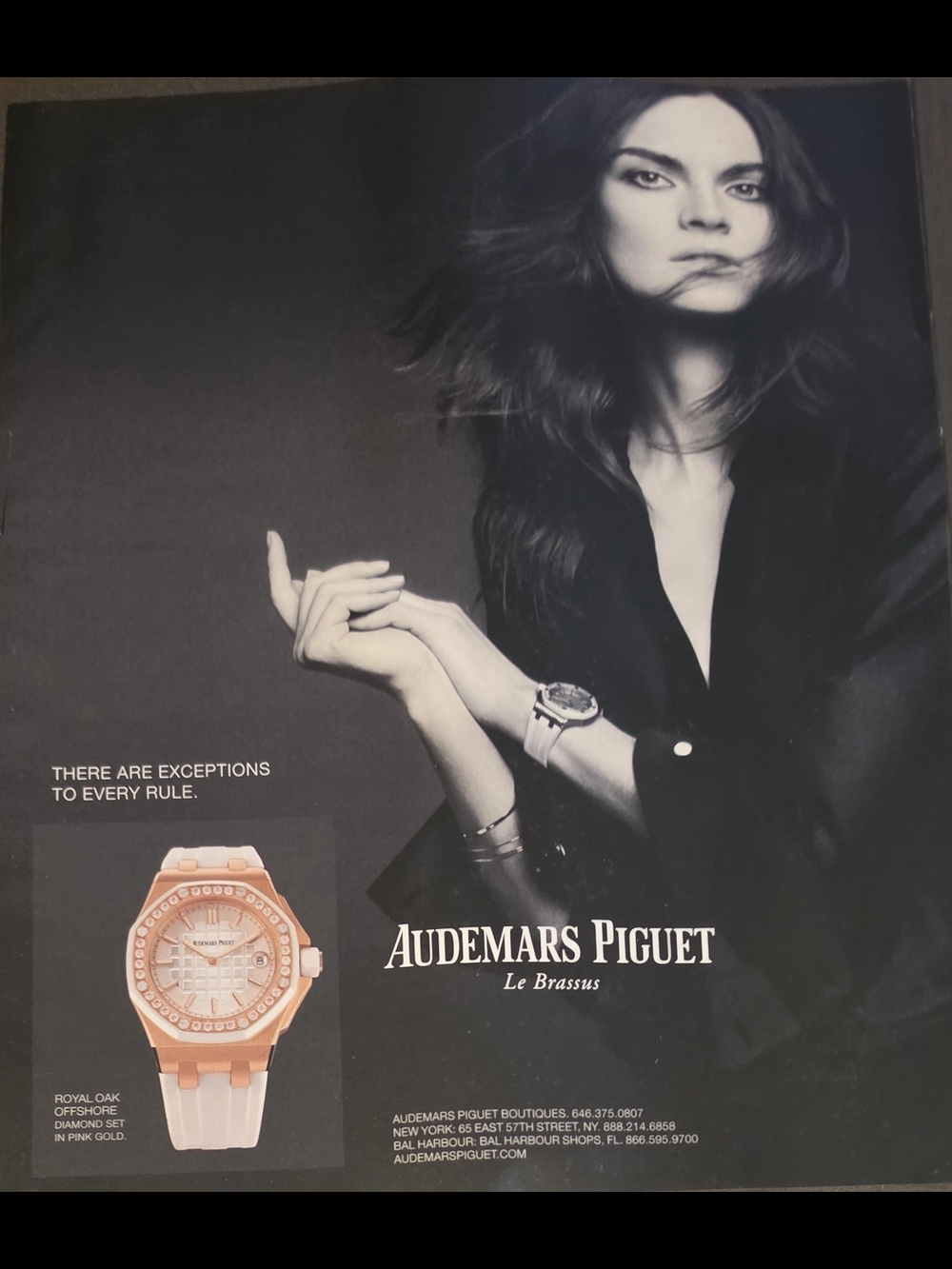 Classic Print Ad Audemars Piguet Royal Oak Offshore watch Size 8"×10"